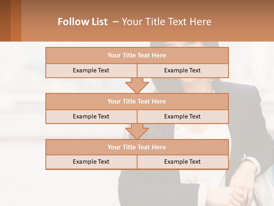 Business Girl PowerPoint Template