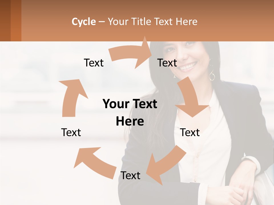 Business Girl PowerPoint Template