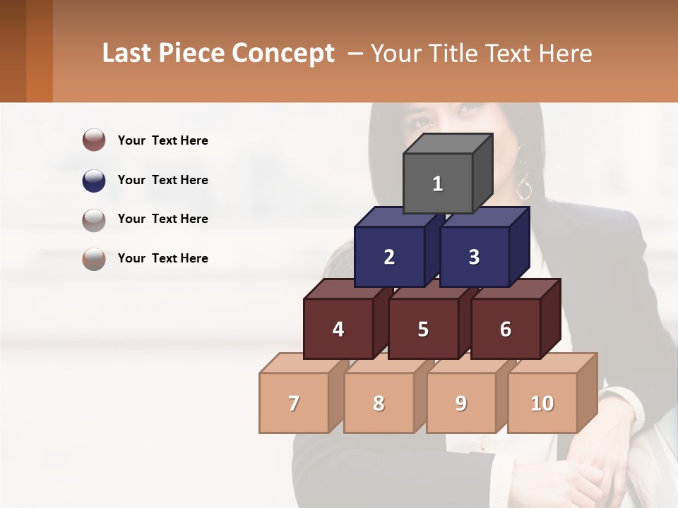 Business Girl PowerPoint Template