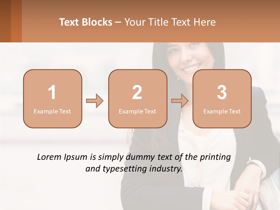 Business Girl PowerPoint Template