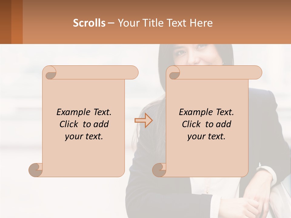 Business Girl PowerPoint Template