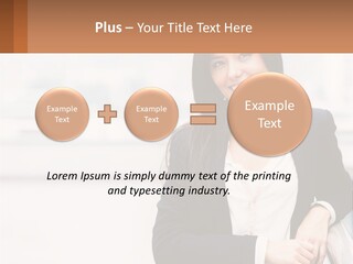 Business Girl PowerPoint Template