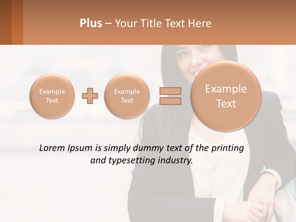 Business Girl PowerPoint Template