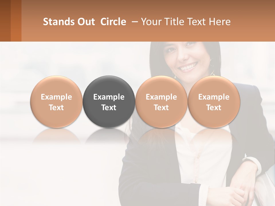 Business Girl PowerPoint Template