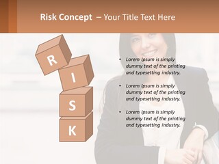 Business Girl PowerPoint Template