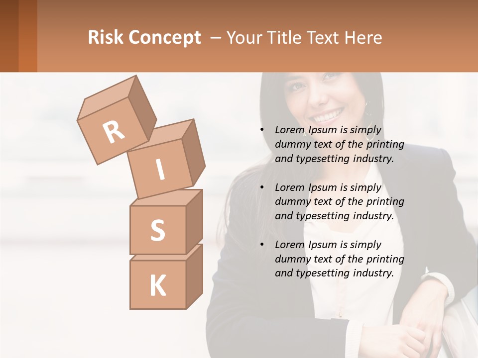 Business Girl PowerPoint Template