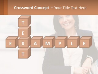 Business Girl PowerPoint Template