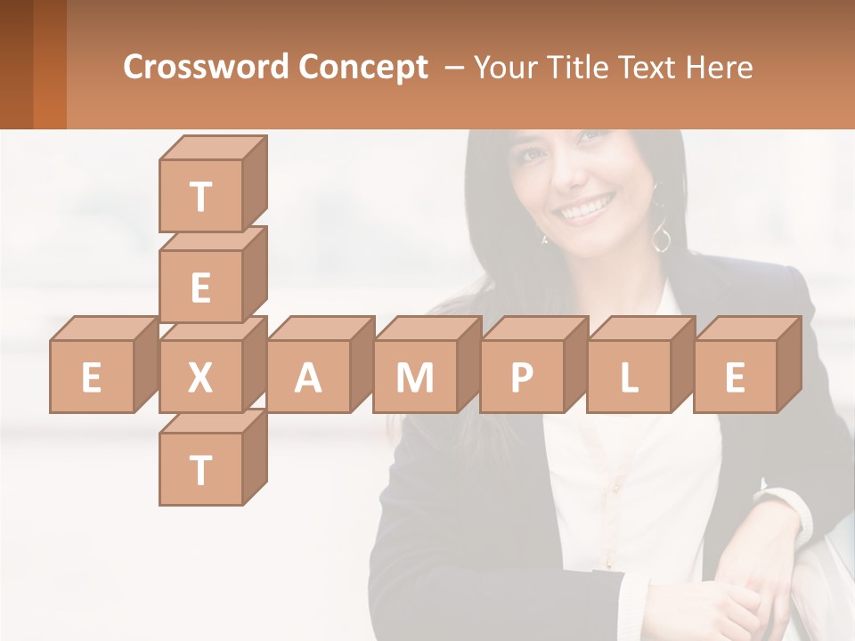 Business Girl PowerPoint Template