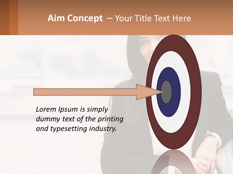 Business Girl PowerPoint Template