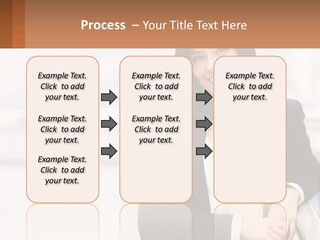 Business Girl PowerPoint Template