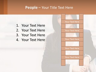 Business Girl PowerPoint Template