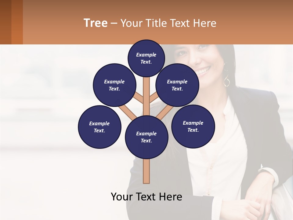 Business Girl PowerPoint Template