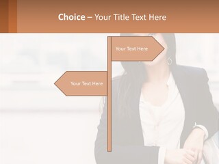 Business Girl PowerPoint Template