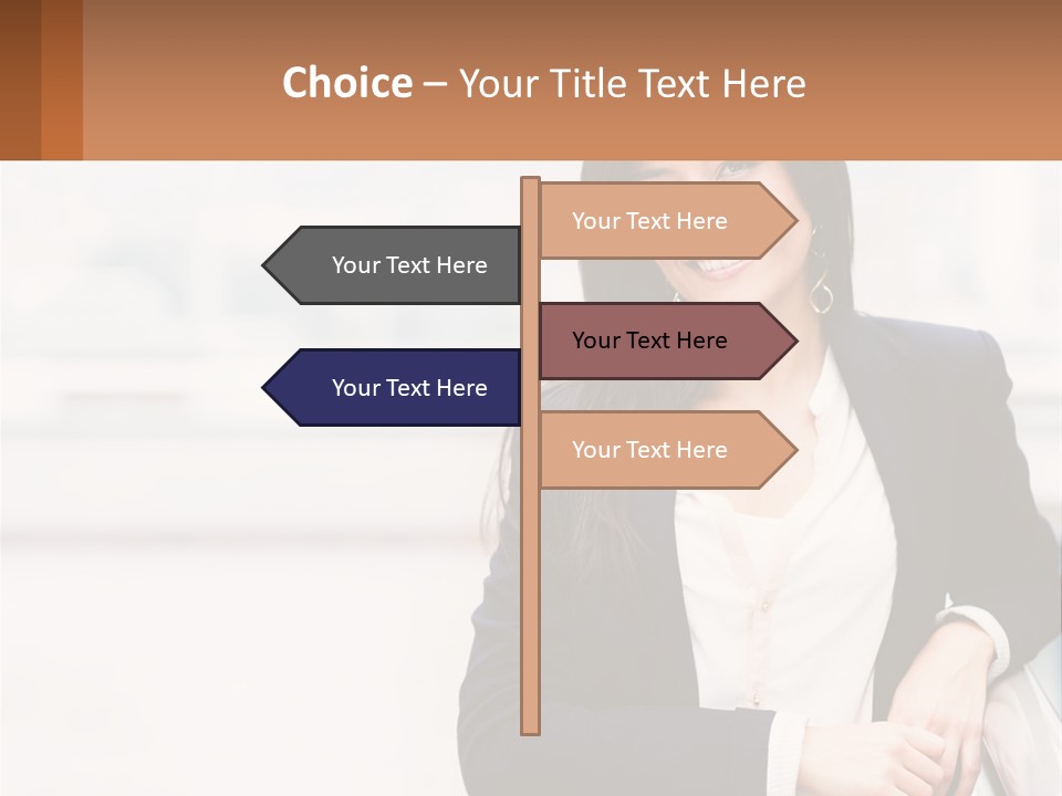 Business Girl PowerPoint Template