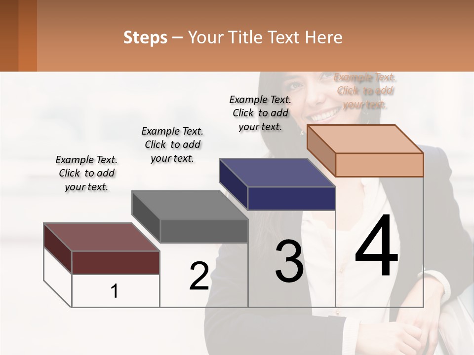 Business Girl PowerPoint Template