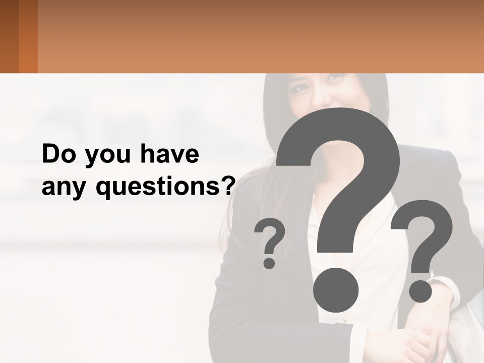 Business Girl PowerPoint Template