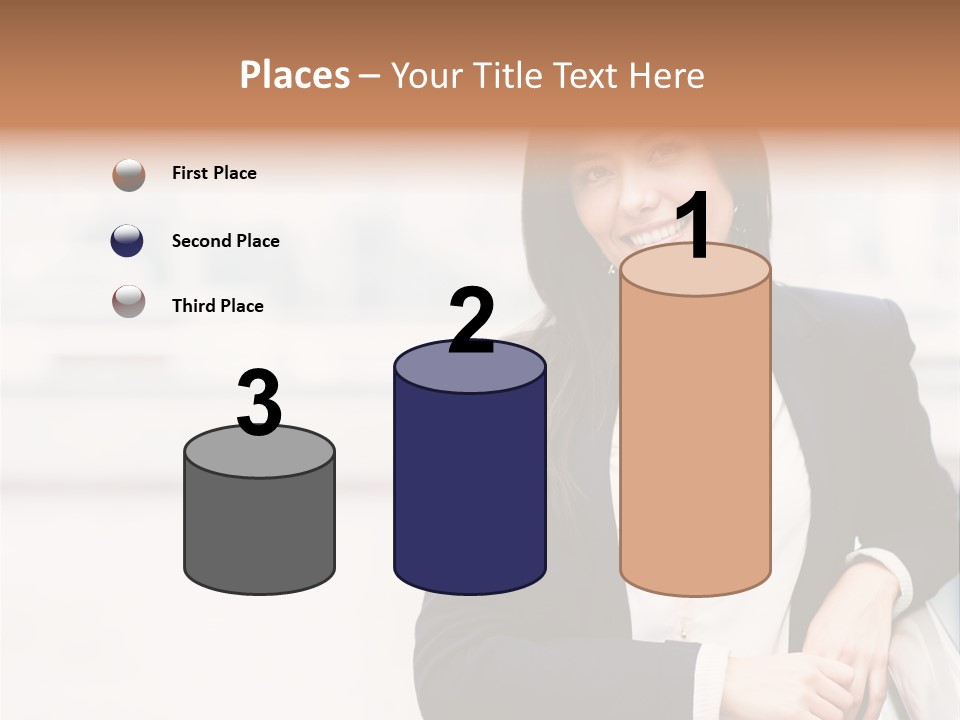 Business Girl PowerPoint Template