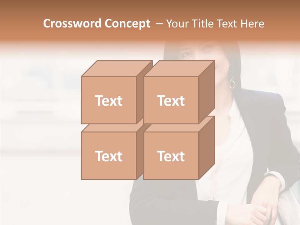 Business Girl PowerPoint Template