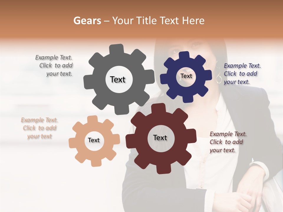 Business Girl PowerPoint Template