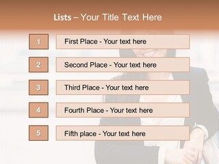 Business Girl PowerPoint Template