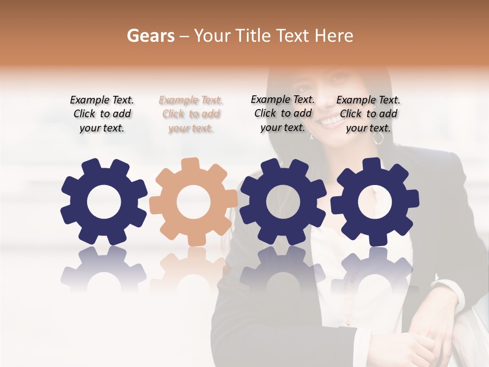 Business Girl PowerPoint Template