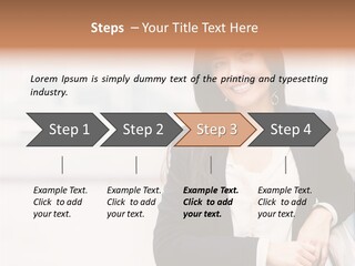 Business Girl PowerPoint Template