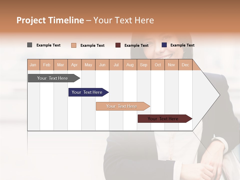 Business Girl PowerPoint Template