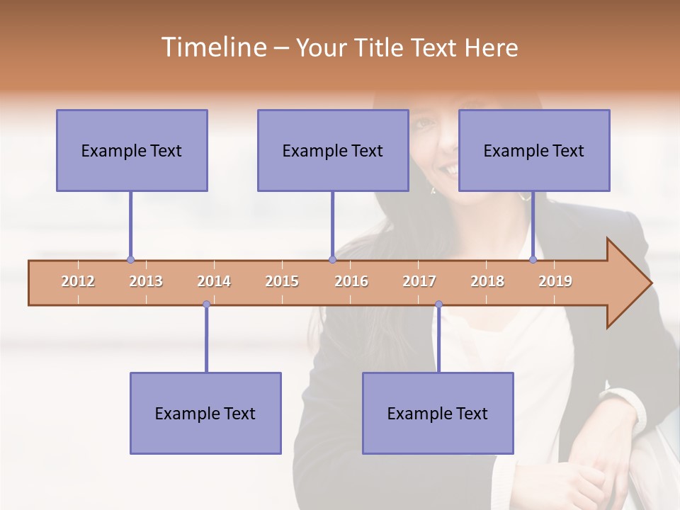 Business Girl PowerPoint Template