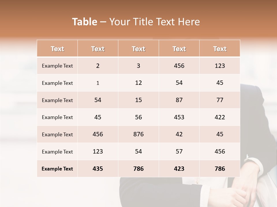 Business Girl PowerPoint Template