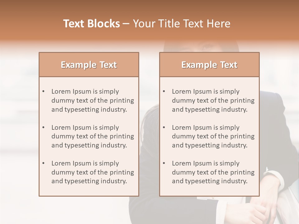 Business Girl PowerPoint Template