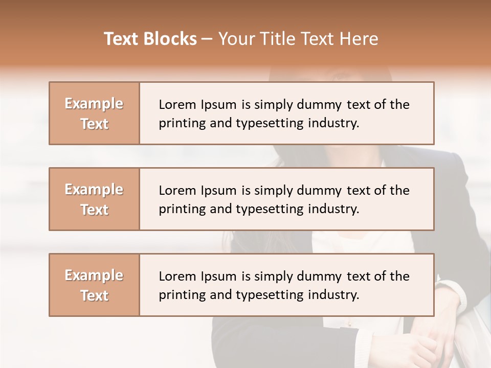 Business Girl PowerPoint Template