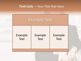 Business Girl PowerPoint Template