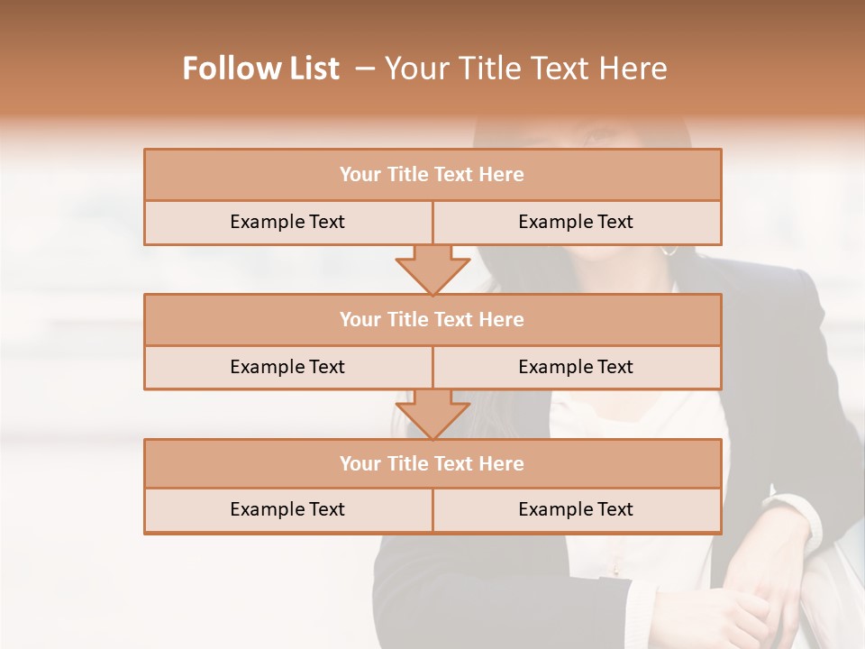 Business Girl PowerPoint Template