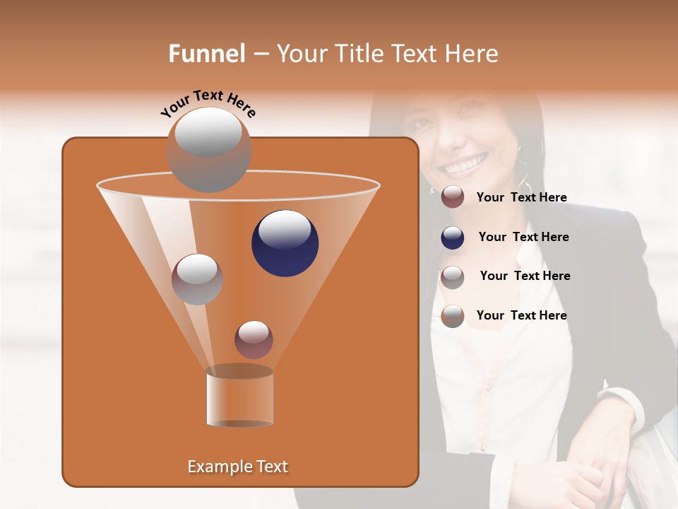 Business Girl PowerPoint Template