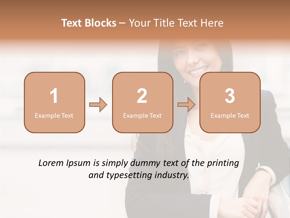 Business Girl PowerPoint Template