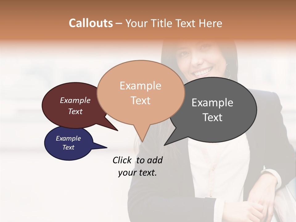 Business Girl PowerPoint Template