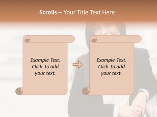 Business Girl PowerPoint Template