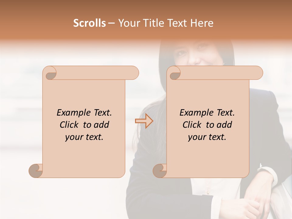 Business Girl PowerPoint Template