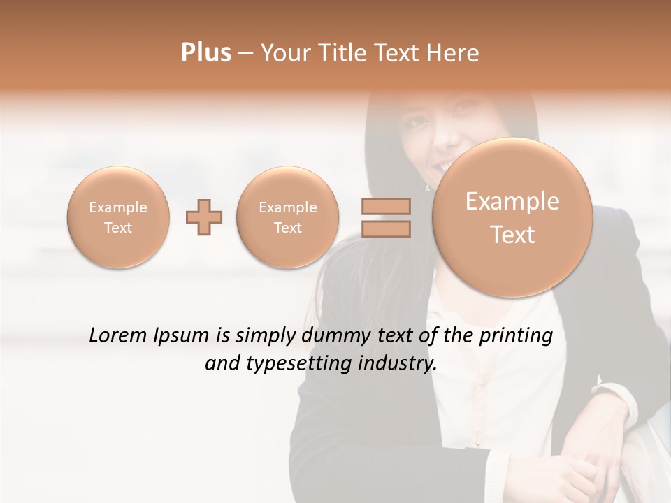 Business Girl PowerPoint Template