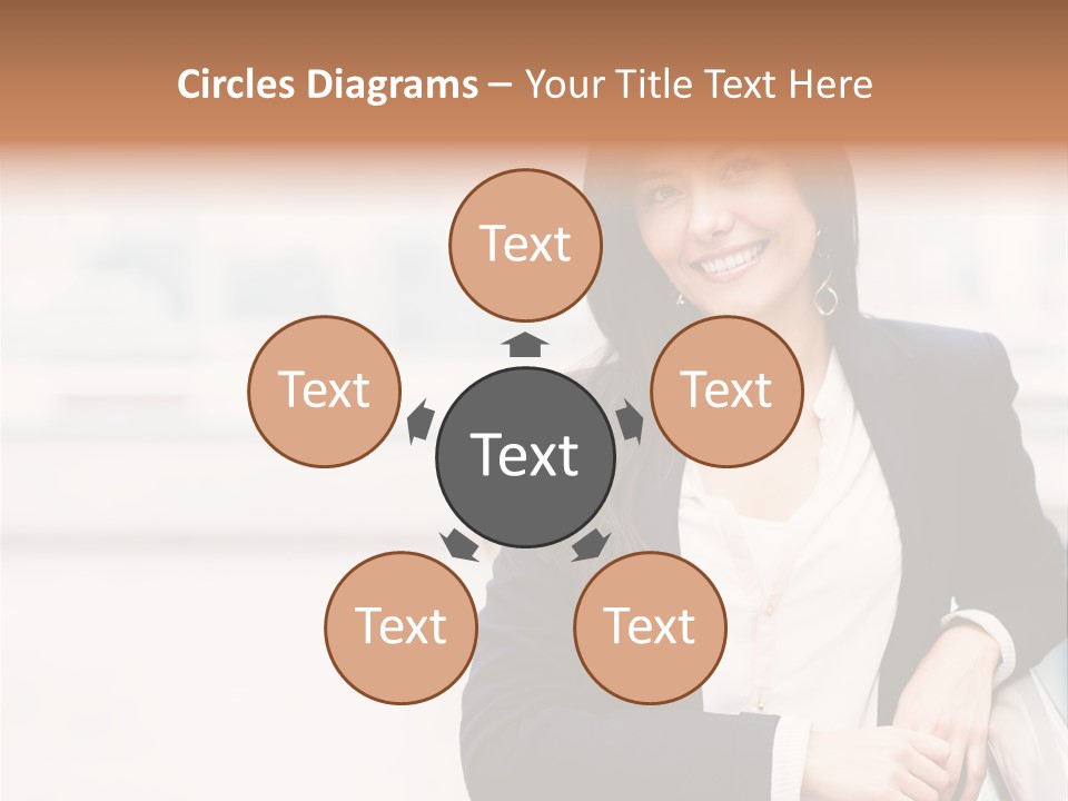 Business Girl PowerPoint Template