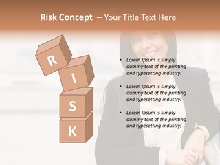 Business Girl PowerPoint Template