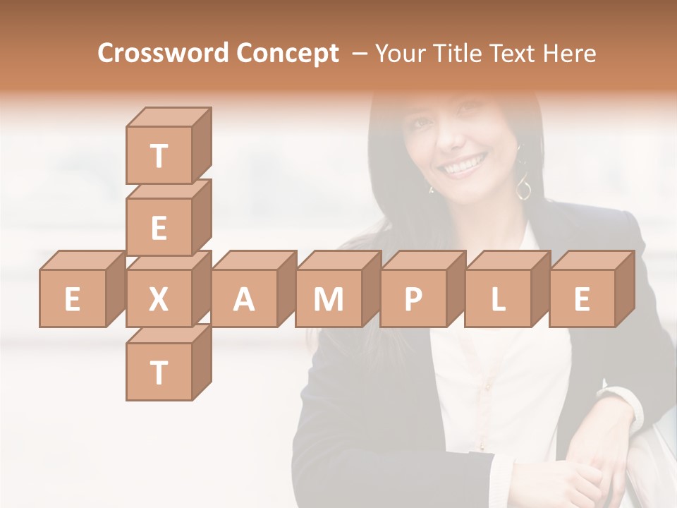 Business Girl PowerPoint Template