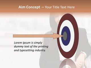 Business Girl PowerPoint Template