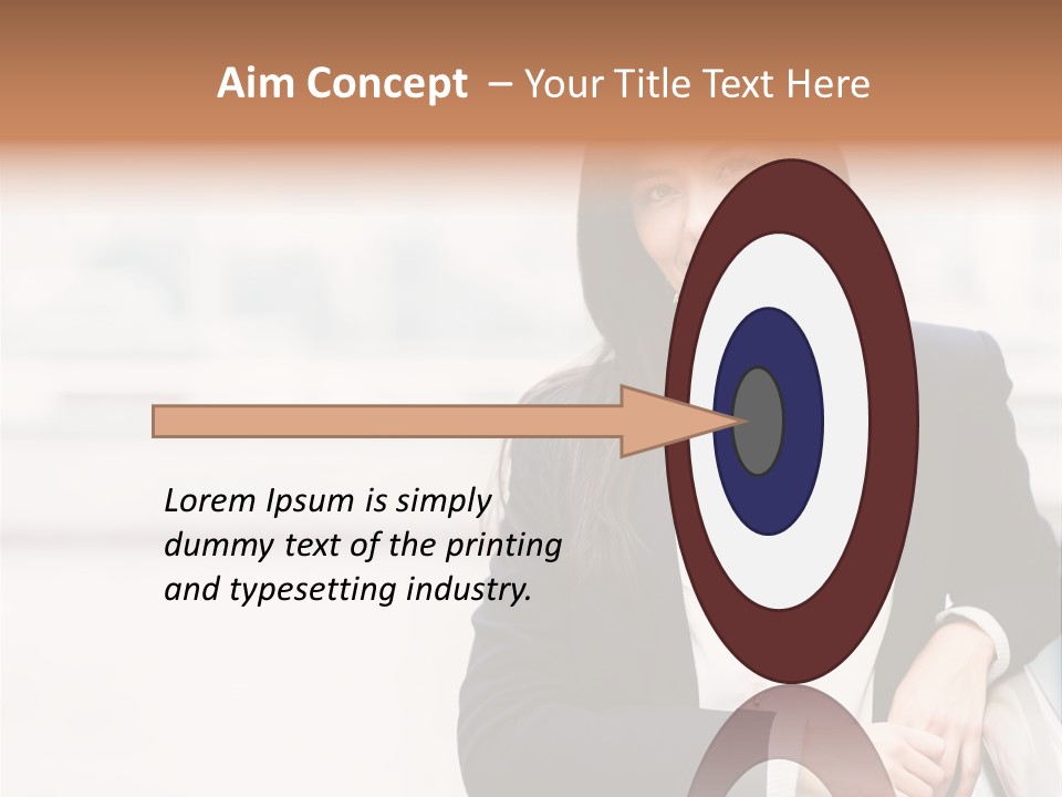 Business Girl PowerPoint Template