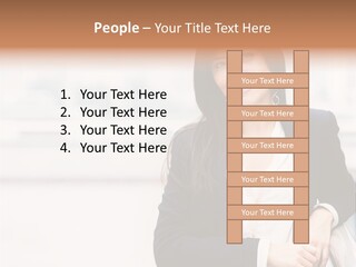 Business Girl PowerPoint Template