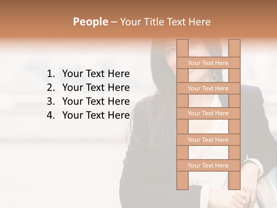 Business Girl PowerPoint Template