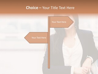 Business Girl PowerPoint Template