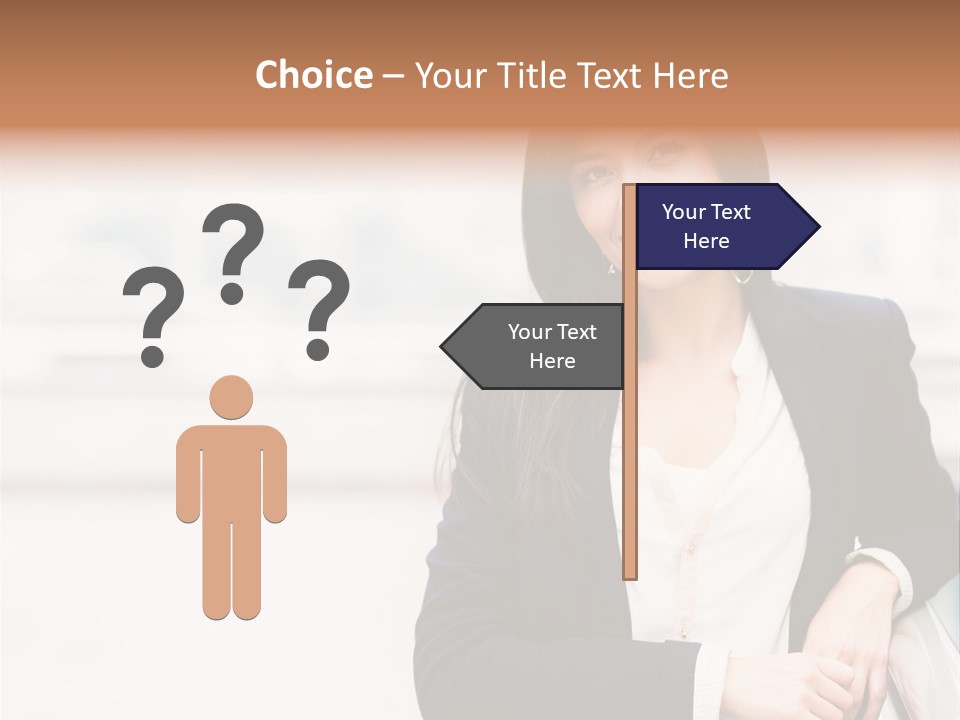 Business Girl PowerPoint Template