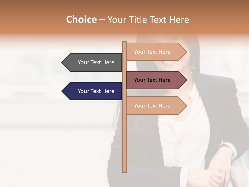 Business Girl PowerPoint Template