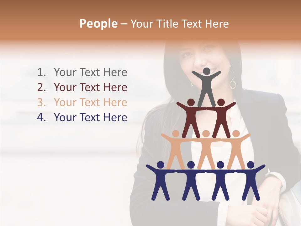 Business Girl PowerPoint Template